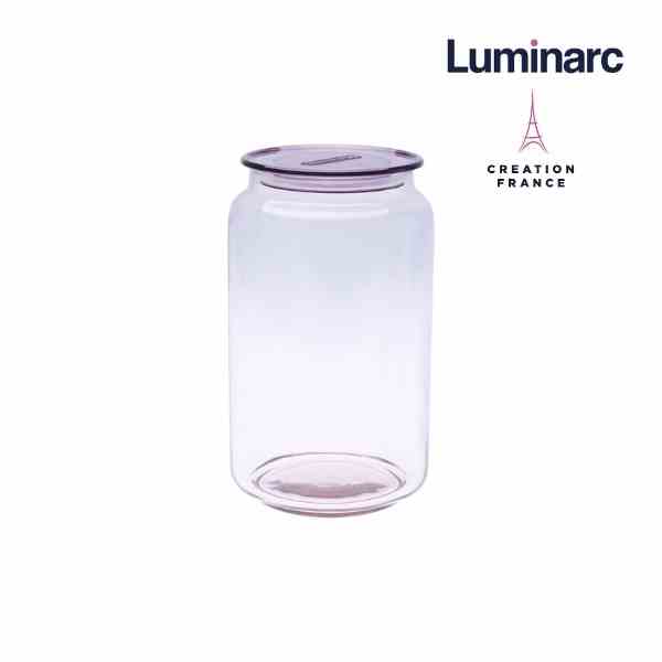 [Mã BMLTA35 giảm đến 35K đơn 99K] Bộ 3 Hũ Thuỷ Tinh Luminarc Rondo Pink 1L- LUHUL0365