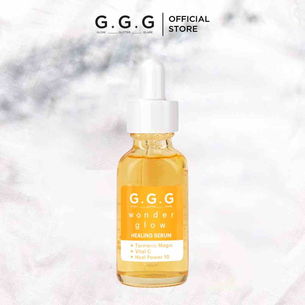 Tinh Chất HA & Vitamin C Sáng Mờ Thâm Ngừa Mụn GGG Wonder Glow Healing Serum 30ml