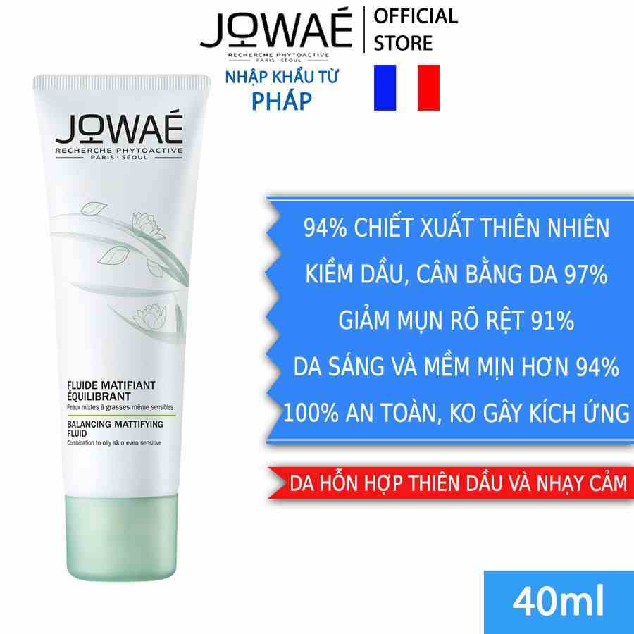 Kem Cấp Ẩm Kiềm Dầu JOWAE Cân Bằng Da - Mỹ Phẩm Thiên Nhiên Nhập Khẩu Chính Hãng Từ Pháp 40ml