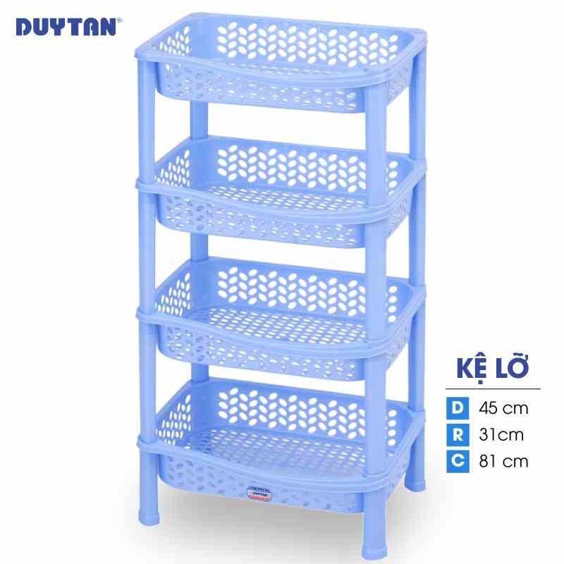 [Mã BMLTA35 giảm đến 35K đơn 99K] Kệ lỡ nhựa DUY TÂN 4 ngăn (45 x 31 x 81 cm) - 46939