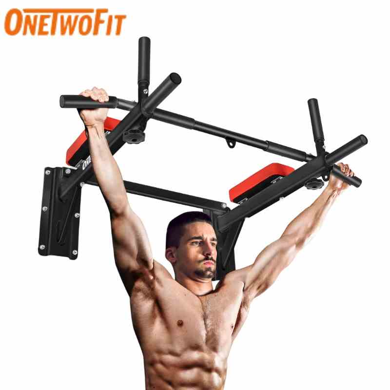 OneTwoFit Xà Đơn , Pull-up xà ngang trong nhà Xà Đơn Đa Năng Treo Tường OT066RN