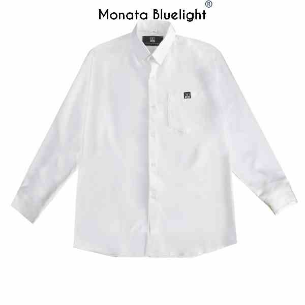 [Mua 2 giảm 7%] MONATA BLUELIGHT - Áo Sơ mi tay dài Oversize