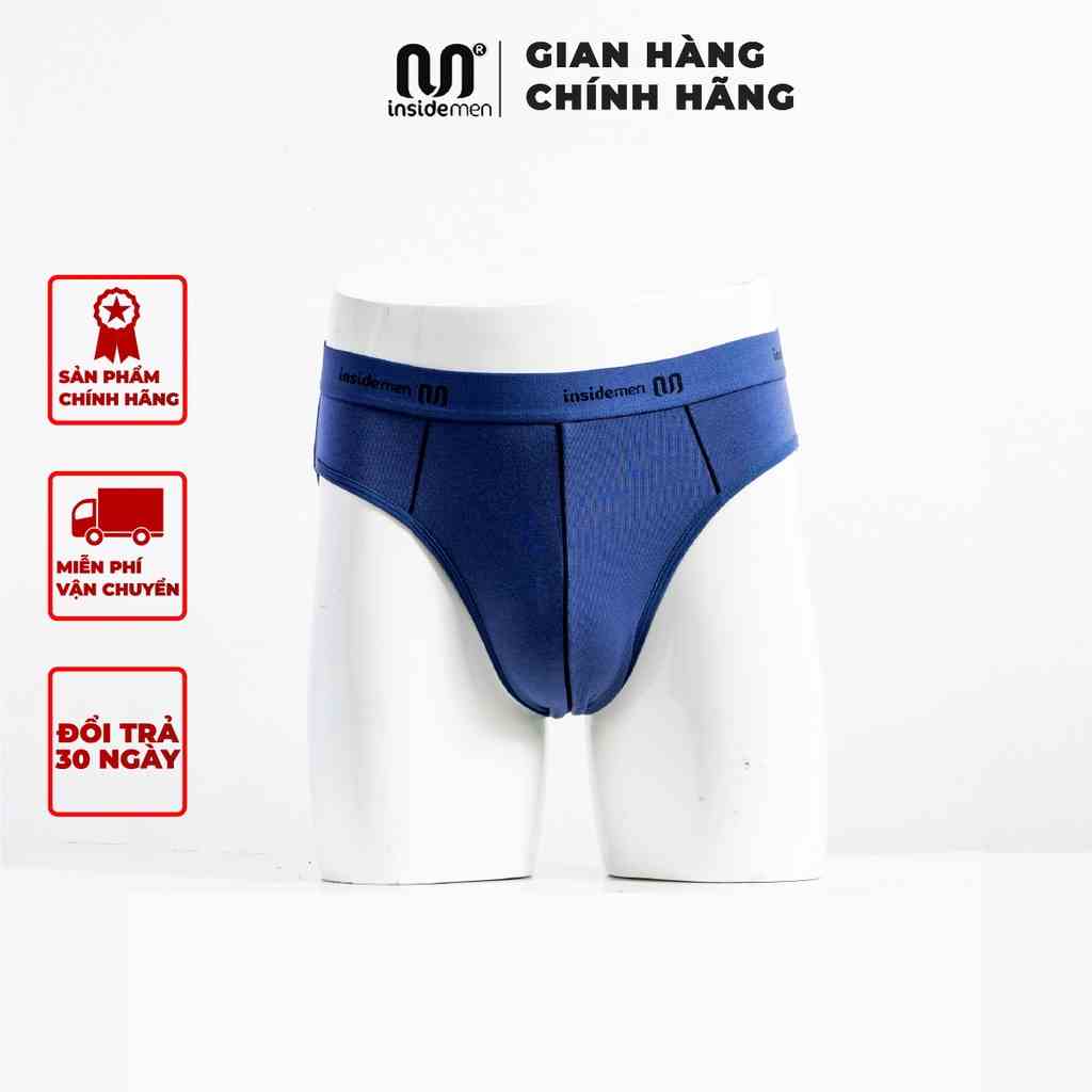 Quần Lót Nam INSIDEMEN Dáng Brief Cao Cấp Thoáng Mát, An Toàn Cho Vùng Da Nhạy Cảm IBF010