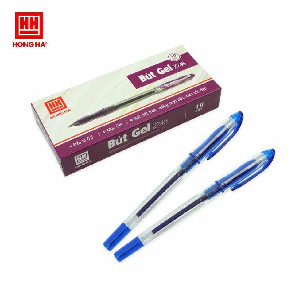 Bút Gel Hồng Hà ngòi 0.5mm 2748