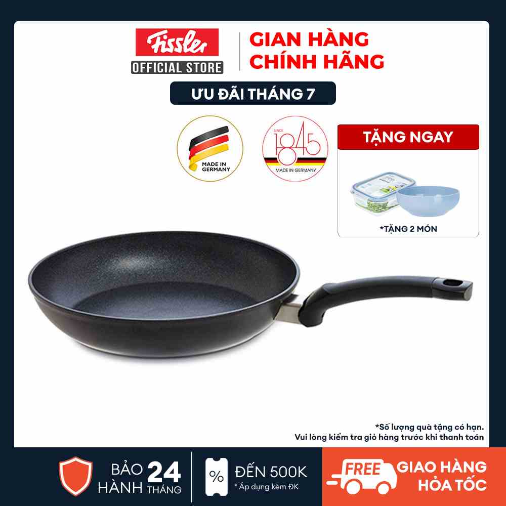 Chảo chống dính cao cấp Đức đáy từ Fissler Adamant Classic hàng chính hãng 100% sản xuất tại Đức, an toàn sức khỏe