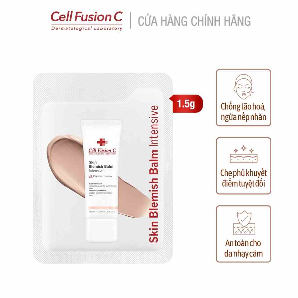 [SAMPLE 1.2ML] Kem Trang Điểm Dưỡng Cho Da Nhạy Cảm Cell Fusion C Skin Blemish Balm Intensive (1.2g)