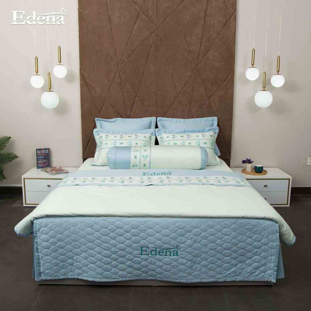 Bộ Ga 5 Món Edena Cotton Đặc Biệt 529