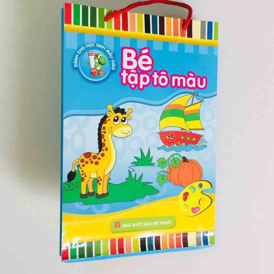 Sách - Bé Tập Tô Màu - Túi 8 Cuốn - Cuốn lẻ tùy chọn