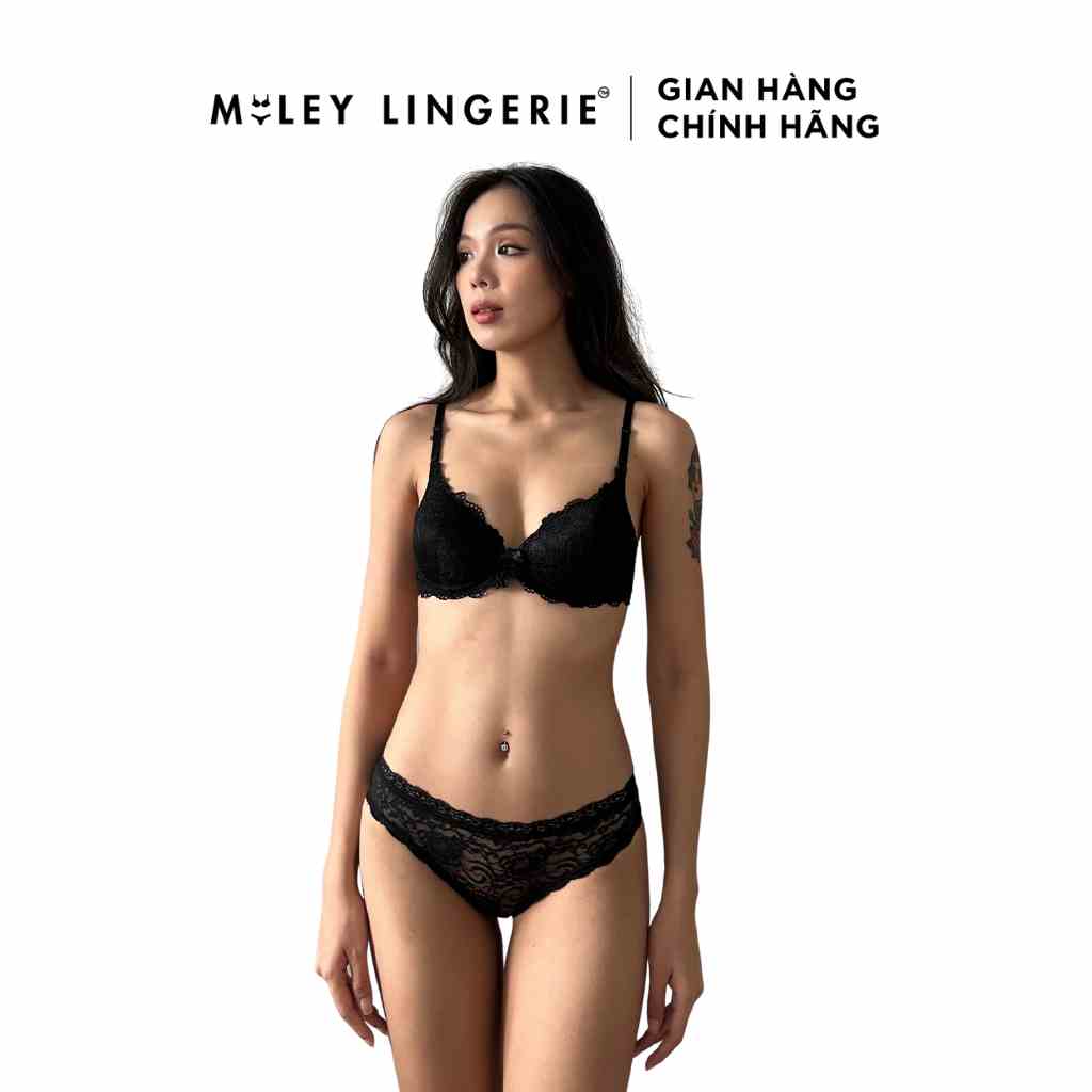 [Mã BMLTA35 giảm đến 35K đơn 99K] Bộ Đồ Lót Ren Hoa Gọng Mềm Elegant Lady Miley Lingerie BRL05- FLS03