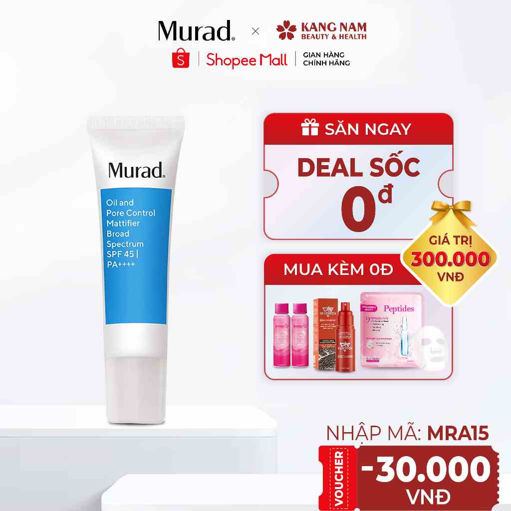 Kem chống nắng Murad Oil and Pore Control Mattifier SPF 45 | PA++++ 50ml