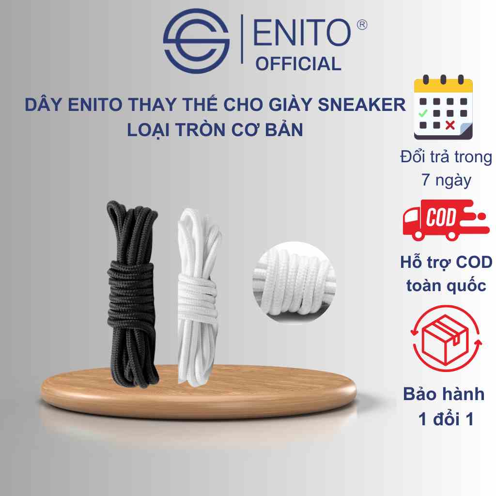 Dây ENITO kiểu dáng tròn cơ bản 120cm