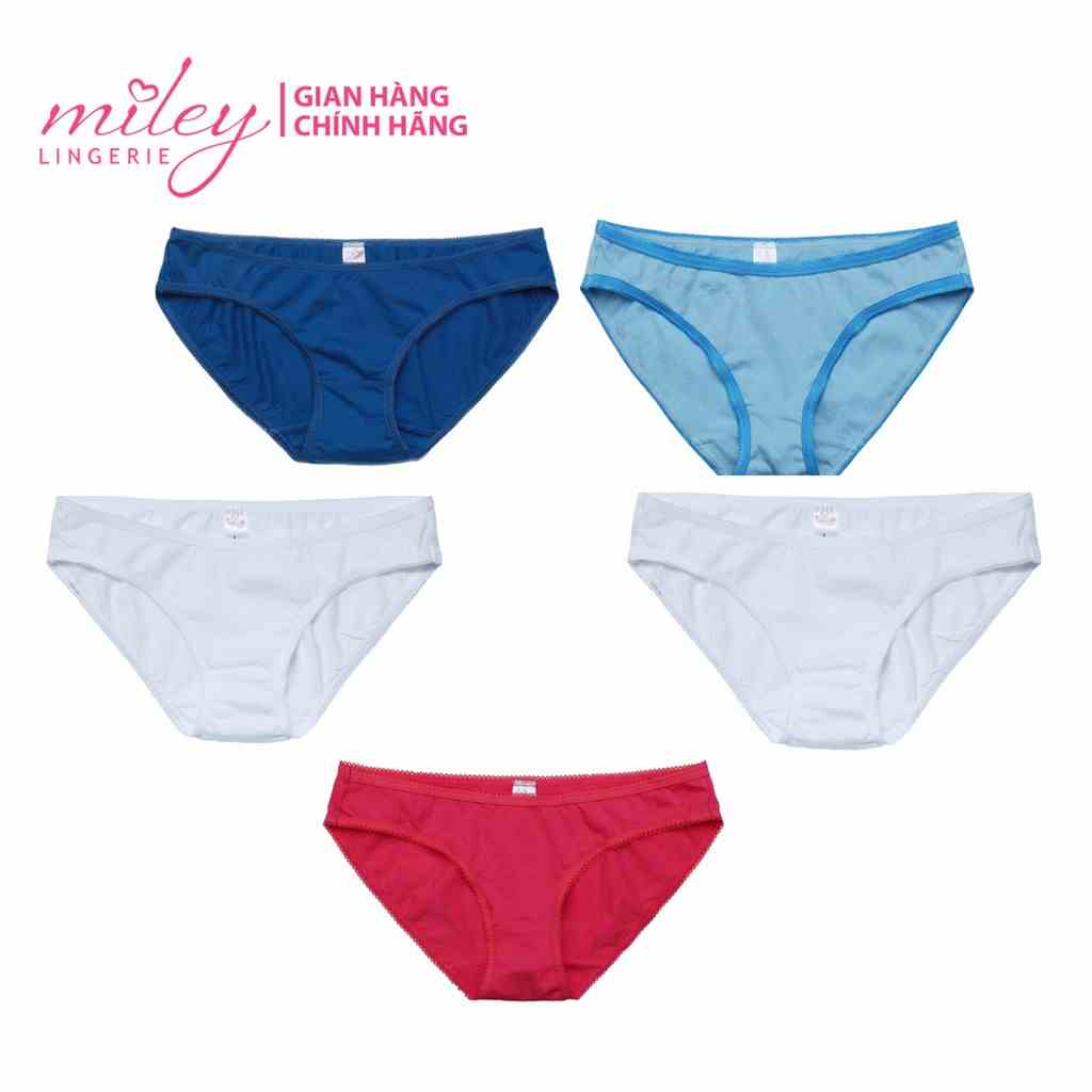 [Mã BMLTB35 giảm đến 35K đơn 99K] Quần Lót Cotton Viền Ren Thời Trang MILEY LINGERIE BCS