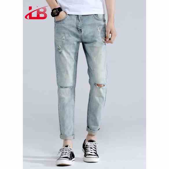 Quần Dài Jean Nam Lb , Co Giãn, Màu Đen Trơn Phối Dây Viền Như Hình, Size 28-34, Dnsh2080