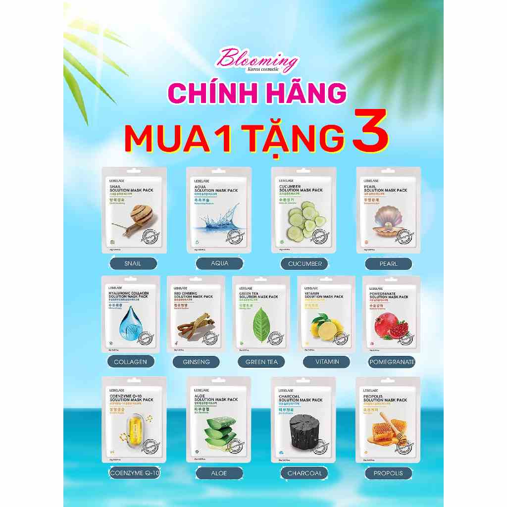 [Mã BMLTB35 giảm đến 35K đơn 99K] Mặt Nạ Cung Cấp Dinh Dưỡng Phục Hồi Da Lebelage Solution Mask Pack 25ml