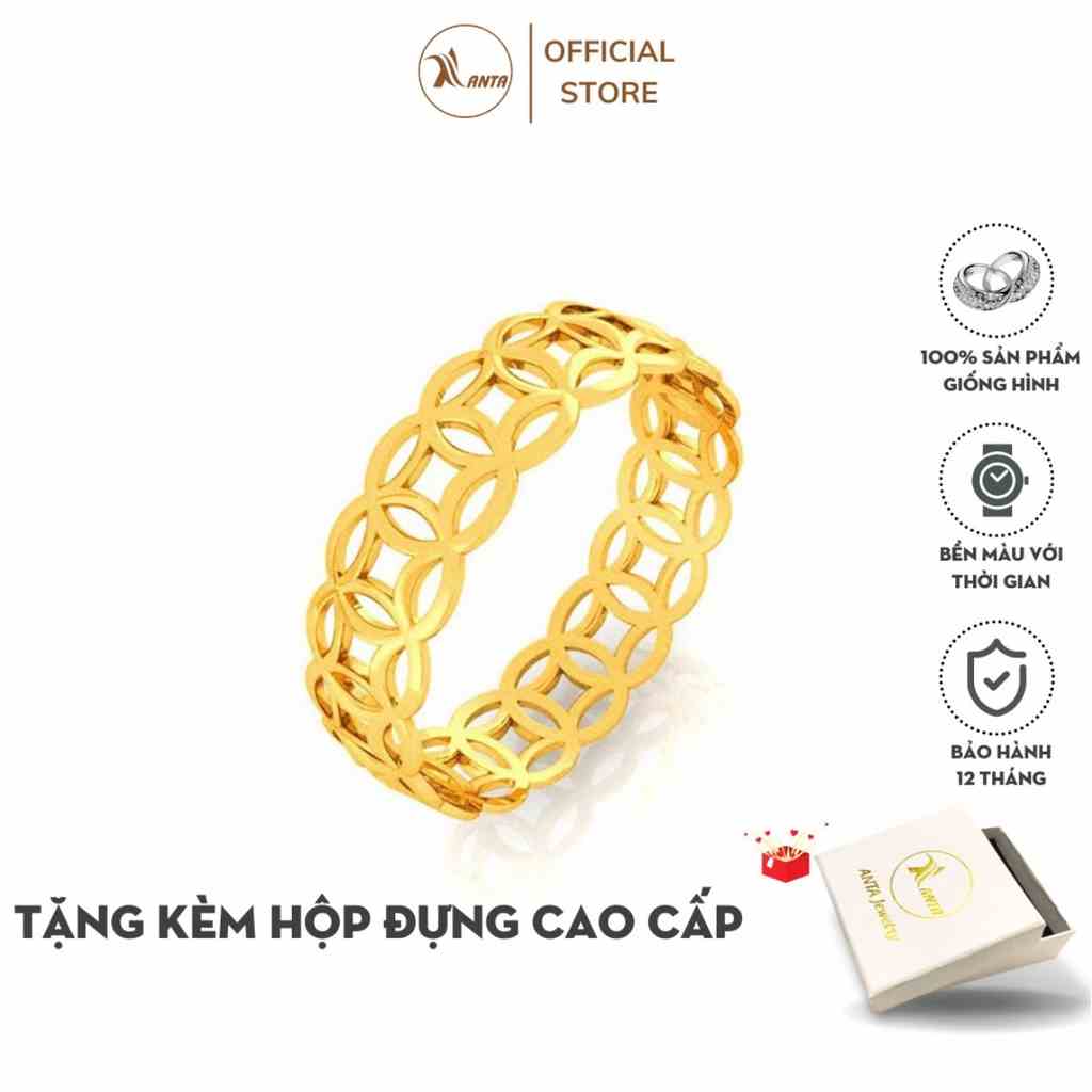 [Mã BMLTB35 giảm đến 35K đơn 99K] Nhẫn kim tiền cao cấp ANTA Jewelry ATJ5515