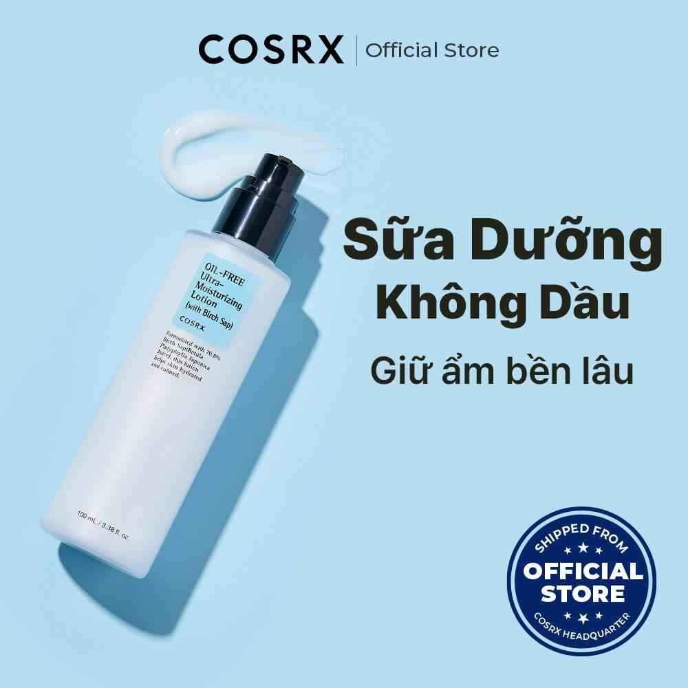 Lotion dưỡng ẩm COSRX chuyên sâu không chứa dầu dung tích 100ml