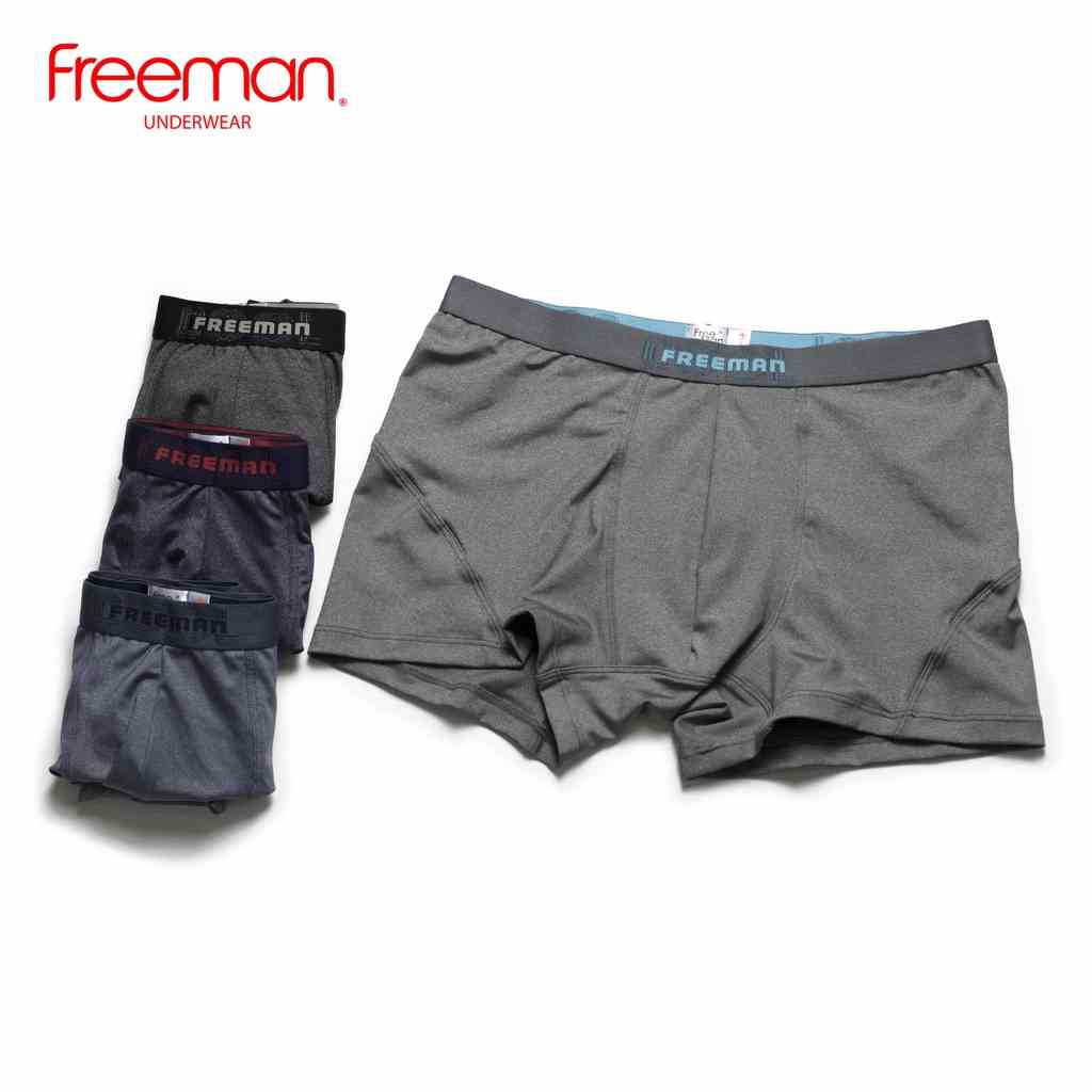 Quần boxer nam chất liệu thun lạnh cao cấp, co giãn tốt, thiết kế thời trang trẻ trung Freeman 6529