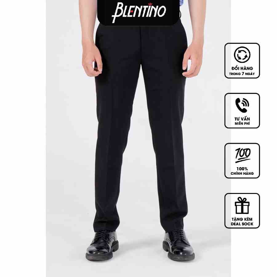 [Mã BMLTA35 giảm đến 35K đơn 99K] Quần Âu Nam Thời Trang BLENTINO Phong Cách Hàn Quốc Form SLIMFIT BL BD19018-18-1