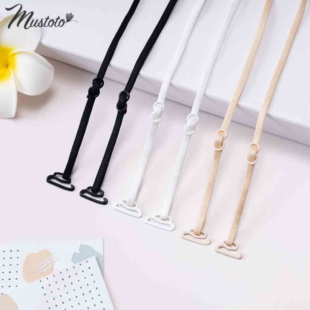 Dây Vai Áo Lót Bản Nhỏ Thanh Lịch Mustoto (1 cặp) (Mustoto PK11)