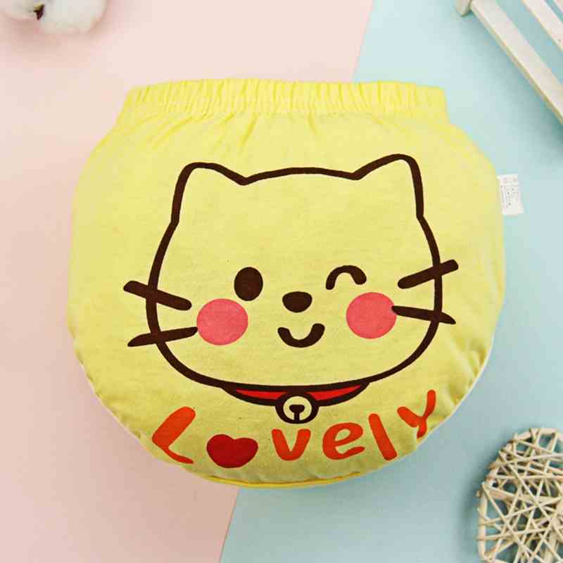 Lucky Big Cat® Quần lót bé gái Luckybigcat bằng cotton dạng bánh mì nhiều họa tiết dễ thương