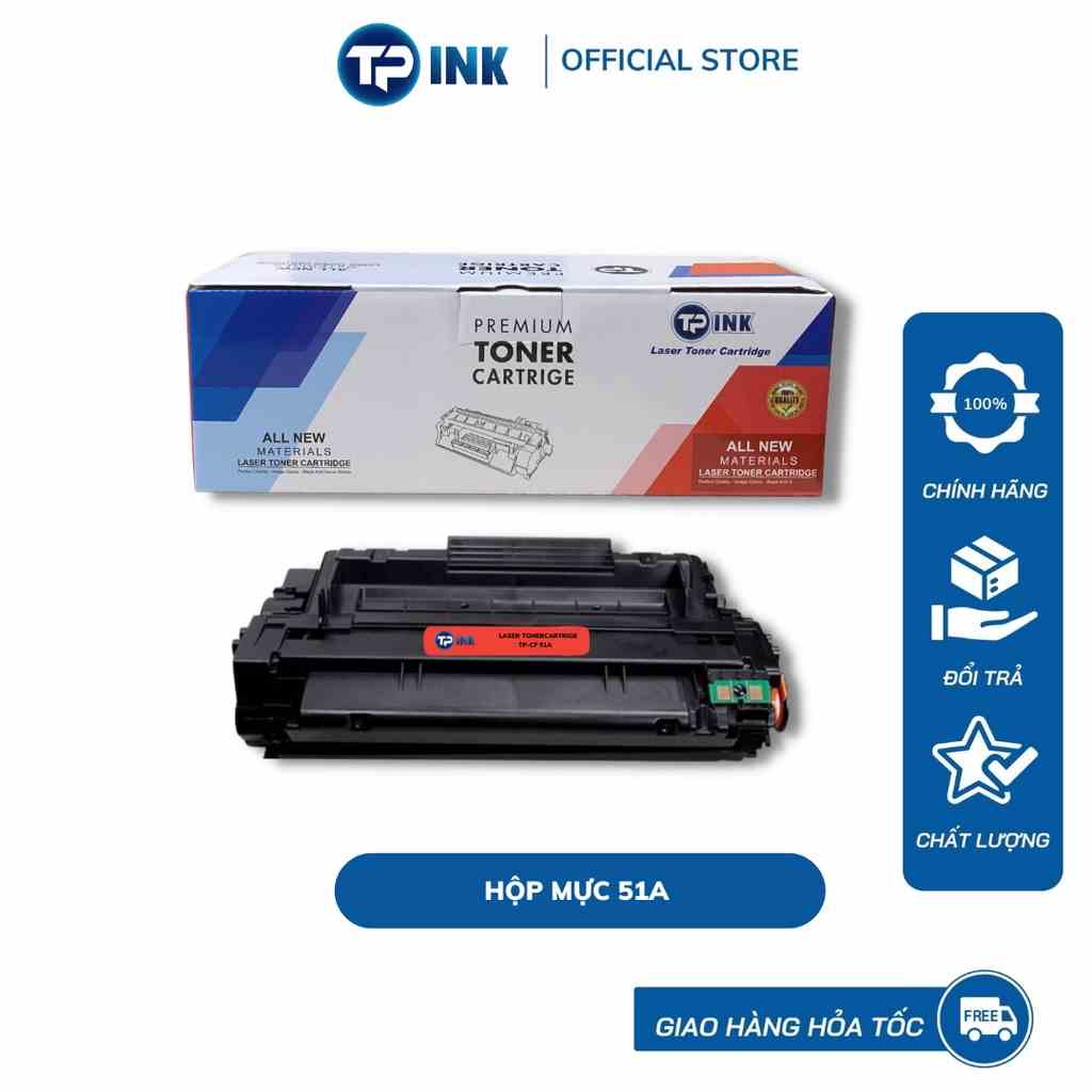 [Mã BMLTB200 giảm đến 100K đơn 499K] Hộp mực 51A thương hiệu TP-ink dùng cho máy in Hp 3005,m3027,m3035,xsmfp