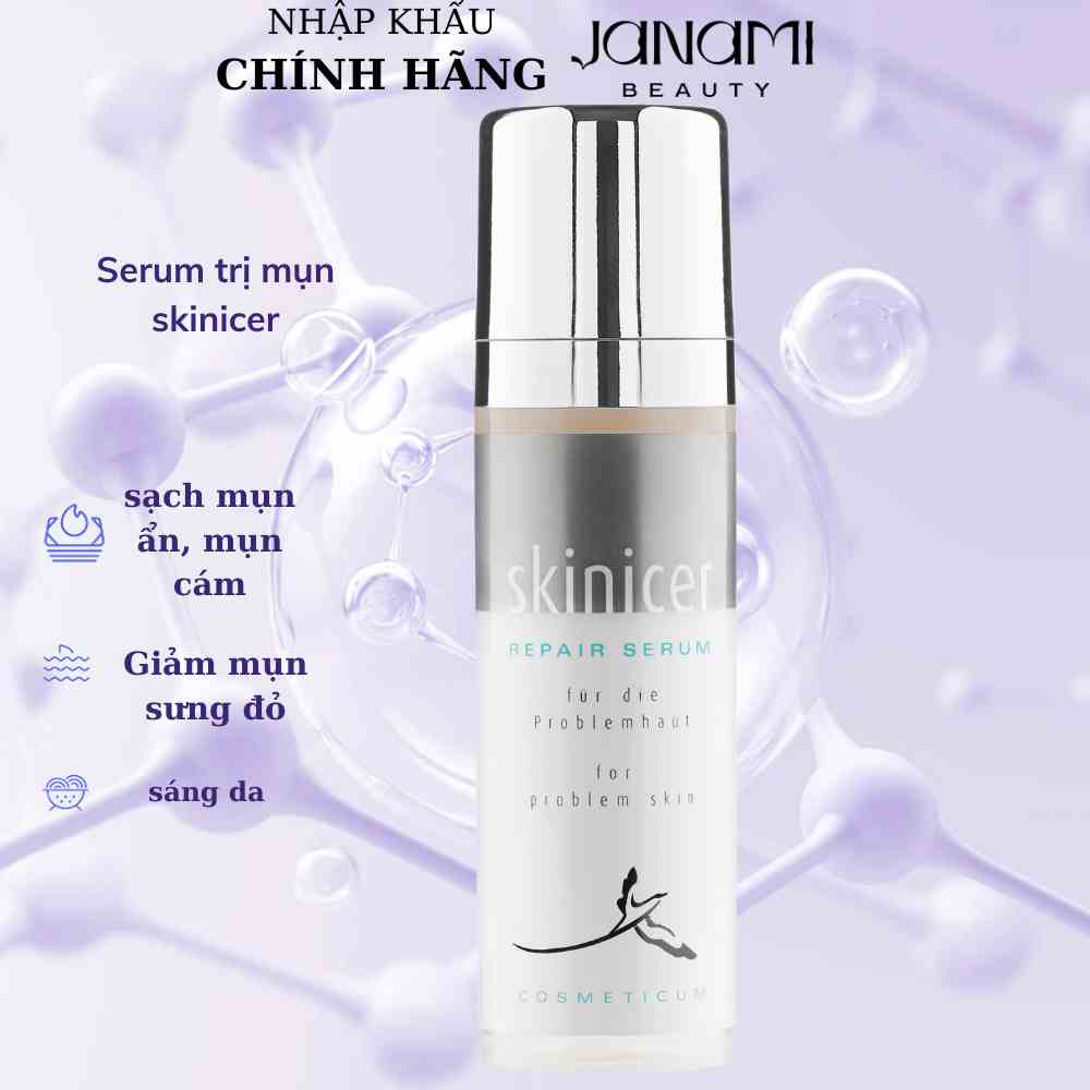 Serum phục hồi da tổn thương loại bỏ mụn, phục hồi thâm sạm Ocean Pharma SKINICER REPAIR SERUM 30ml