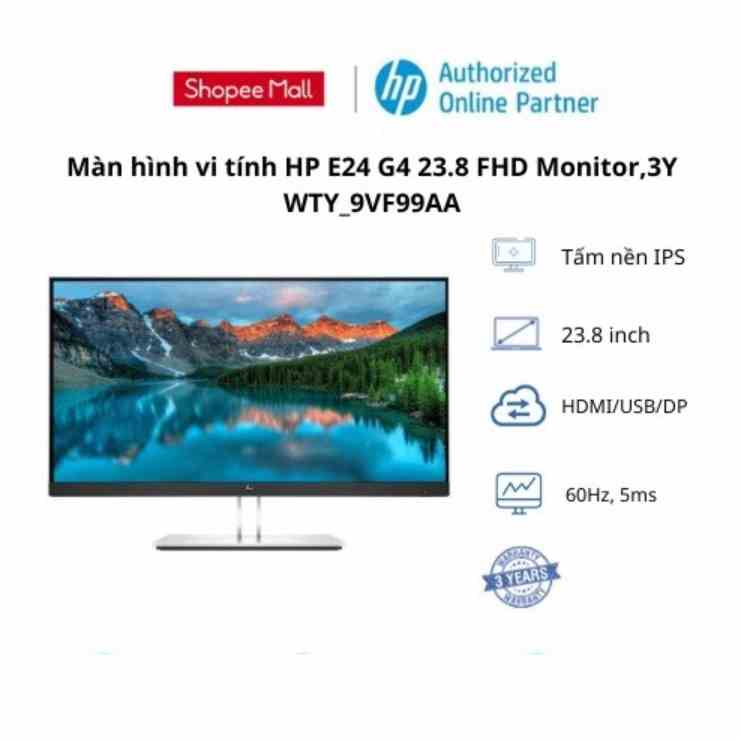 [Mã BMLTA35 giảm đến 35K đơn 99K] Màn hình vi tính HP E24 G4 23.8