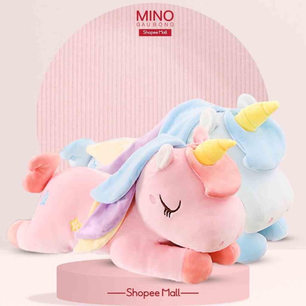 Gấu Bông Gối Ôm Ngựa Pony Cao Cấp Mino Store TH27