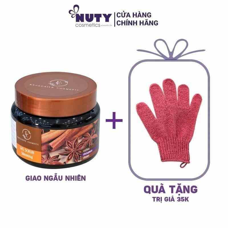 Tẩy Tế Bào Chết Toàn Thân Exclusive Cosmetic Chiết Xuất Quế Hồi & Cafe (380ml)