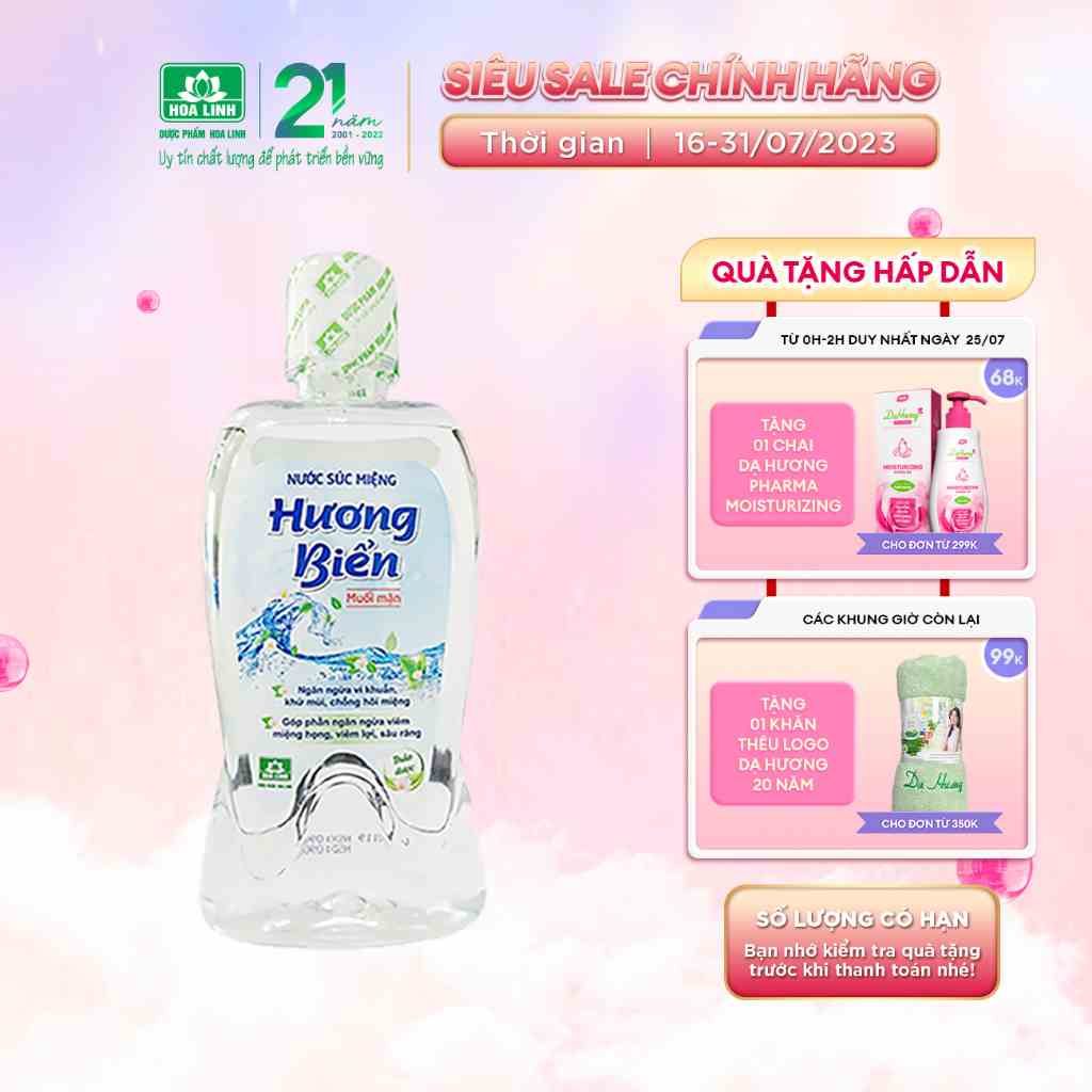 Nước súc miệng Hương biển 400ml