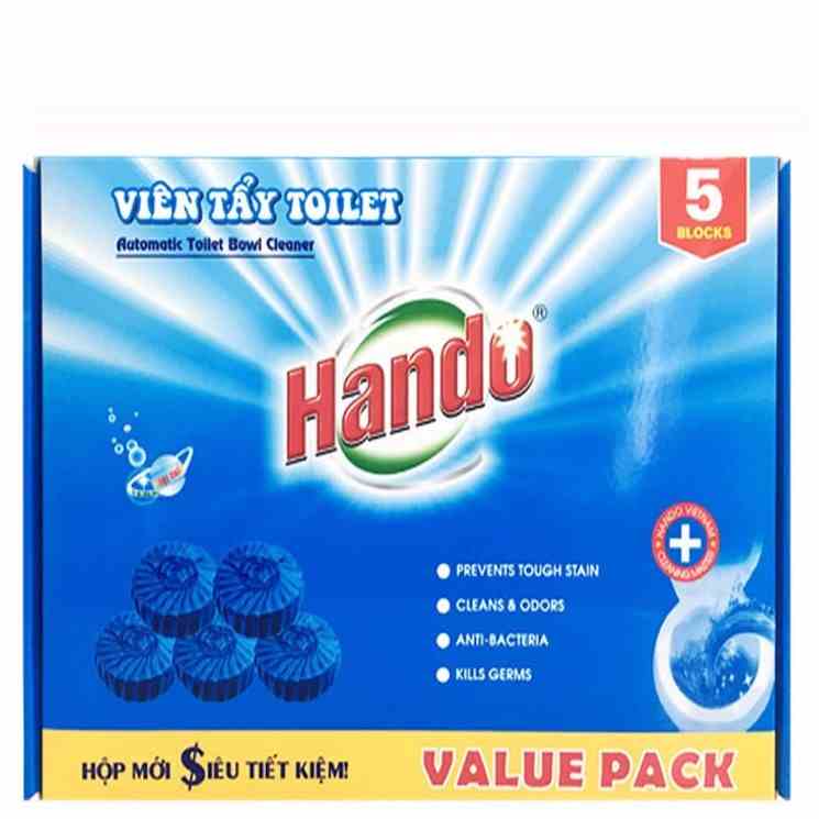 [Mã BMLTA35 giảm đến 35K đơn 99K] Viên tẩy sạch và làm thơm xanh Hando 5 viên Value Pack