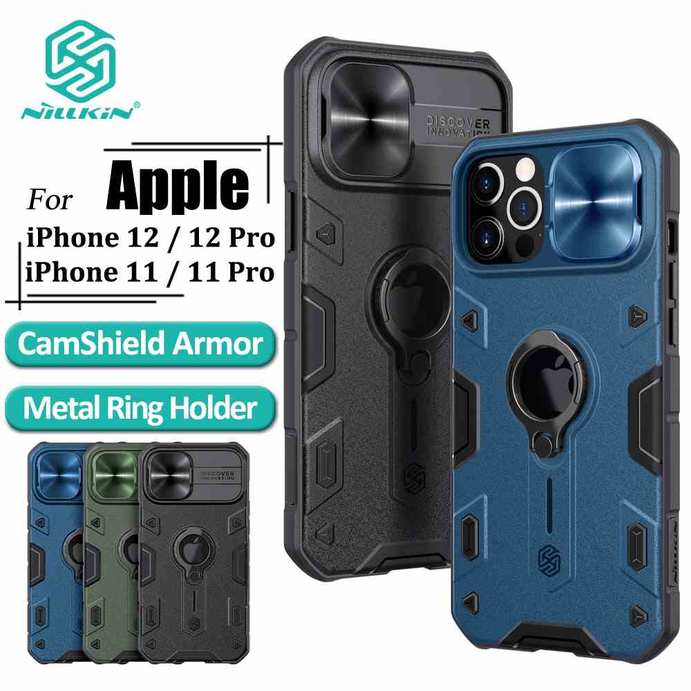 Ốp điện thoại Nillkin bảo vệ camera 2 trong 1 thích hợp cho iPhone 12 / 12 Pro / 12 Pro Max / 11 / 11 Pro / 11 Pro Max