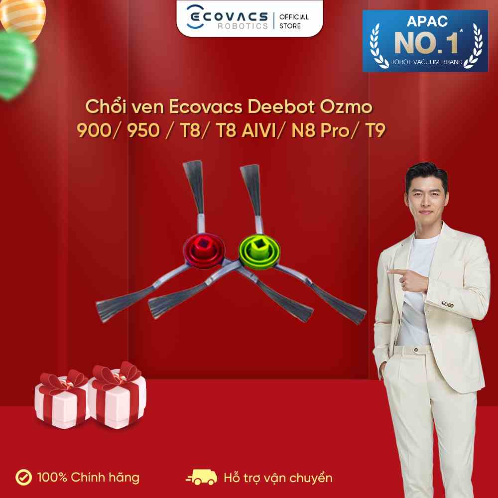 Chổi ven robot Ecovacs Deebot OZMO 920/950/900/T8/T8AIVI/T9/N8/X1Omni/N10_Hàng chính hãng