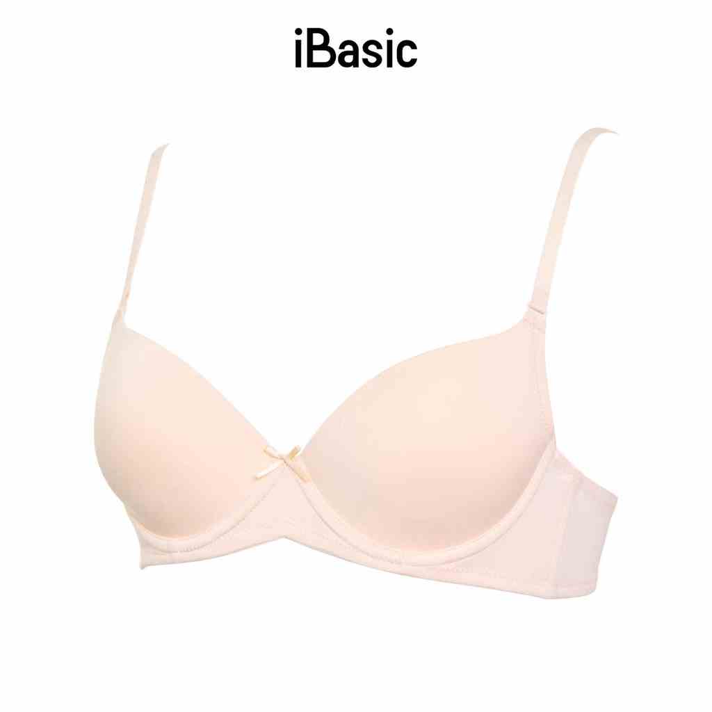 Áo ngực có gọng mút mỏng trơn iBasic VA080