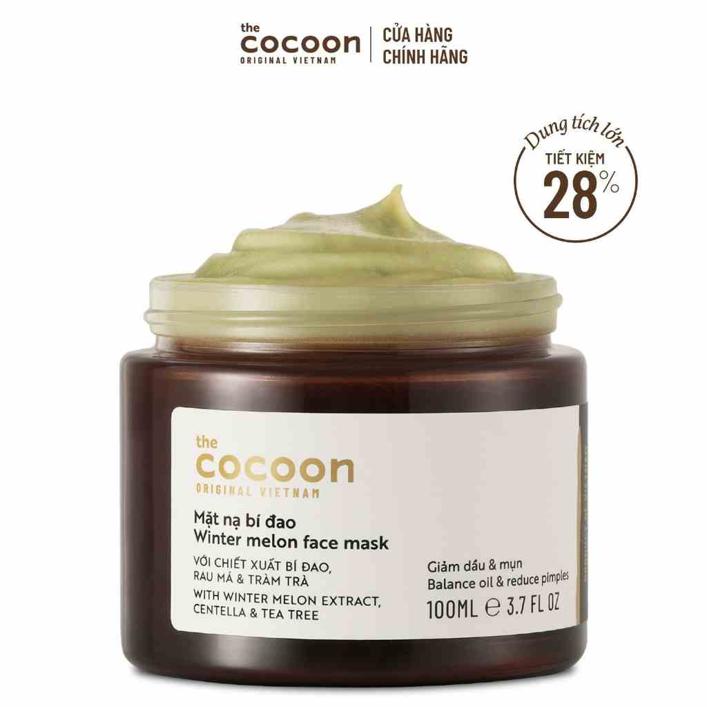 Bigsize - Mặt nạ bí đao Cocoon giảm dầu & mụn 100ml