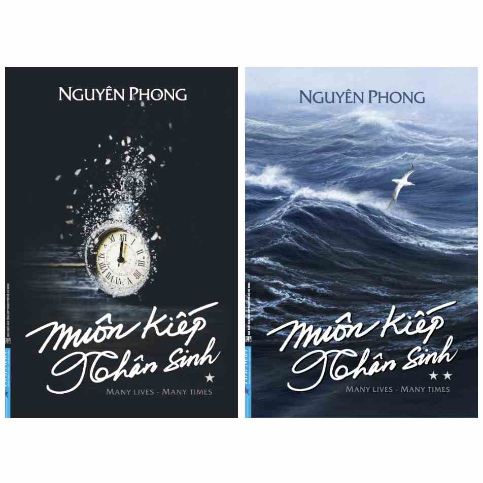 Sách - Combo 2 Cuốn: Muôn Kiếp Nhân Sinh Tập 1 & 2  Nguyên Phong (Khổ nhỏ) Tặng Kèm Bookmark