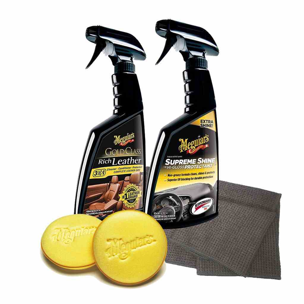 Meguiars Combo dưỡng nhựa và da nội thất G20104 (4 sản phẩm)