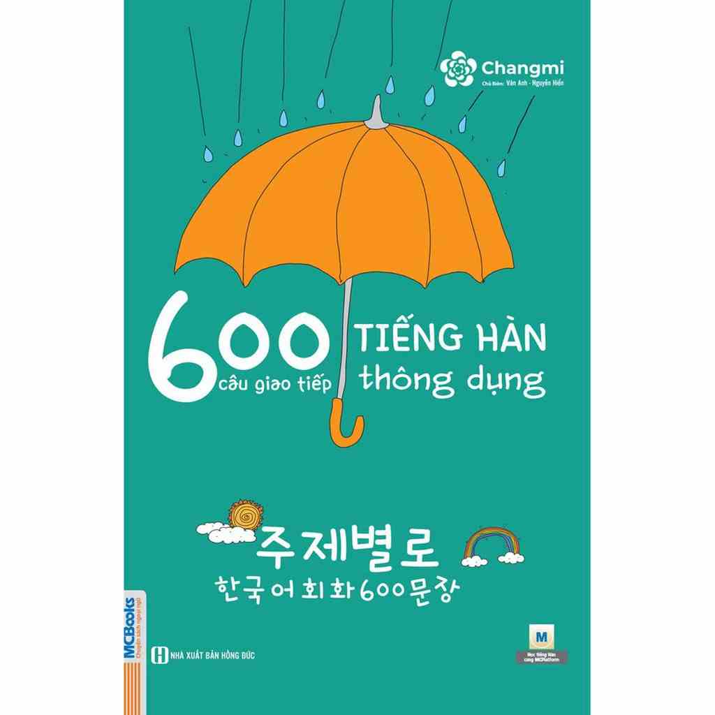 Sách - 600 Câu Giao Tiếp Tiếng Hàn Thông Dụng