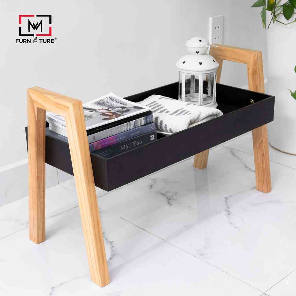 Khay trang trí đa năng xuất khẩu hàn quốc màu đen MW FURNITURE - Nội thất trang trí