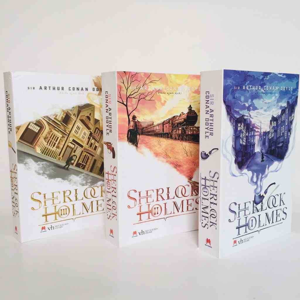 Sách Sherlock Holmes (Boxset trọn bộ 3 tập)