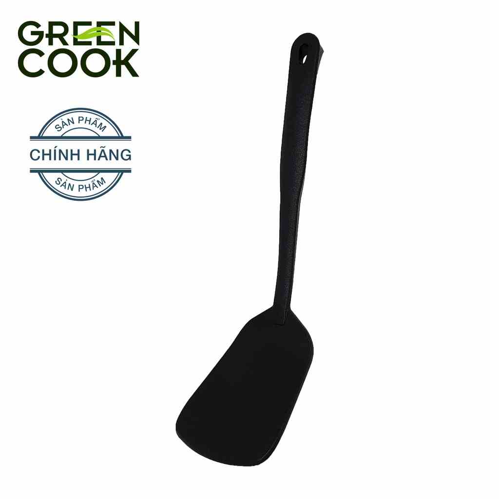 [Mã BMLTA35 giảm đến 35K đơn 99K] Sạn nhựa chiên trứng Green Cook chất liệu PA66 an toàn sức khỏe