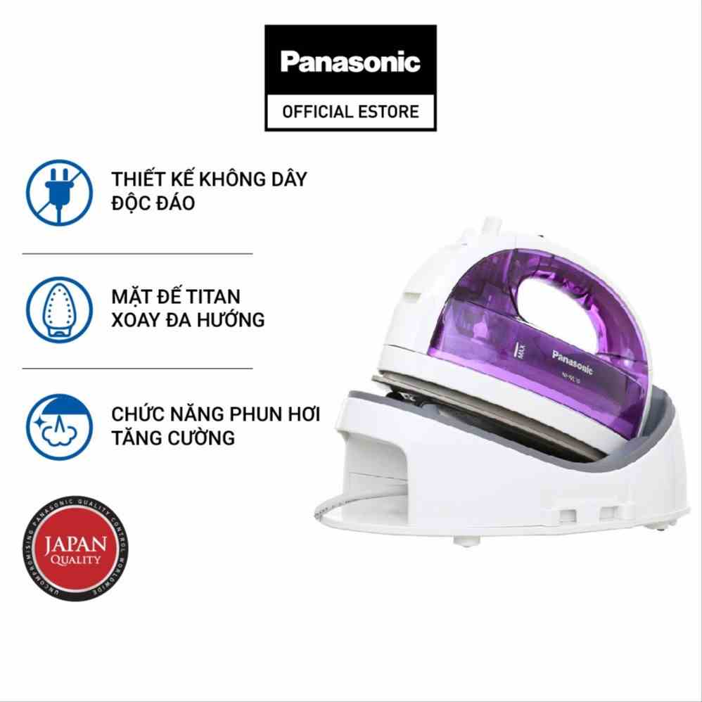 Bàn Ủi Hơi Nước Không Dây Panasonic NI-WL30VRA - Hàng Chính Hãng