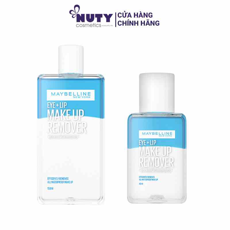 MẪU MỚI Nước Tẩy Trang Mắt Môi Maybelline Make Up Remover Eye & Lip