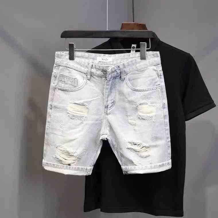 [Mã BMLTA35 giảm đến 35K đơn 99K] Quần short jean nam MĐ q416 xám