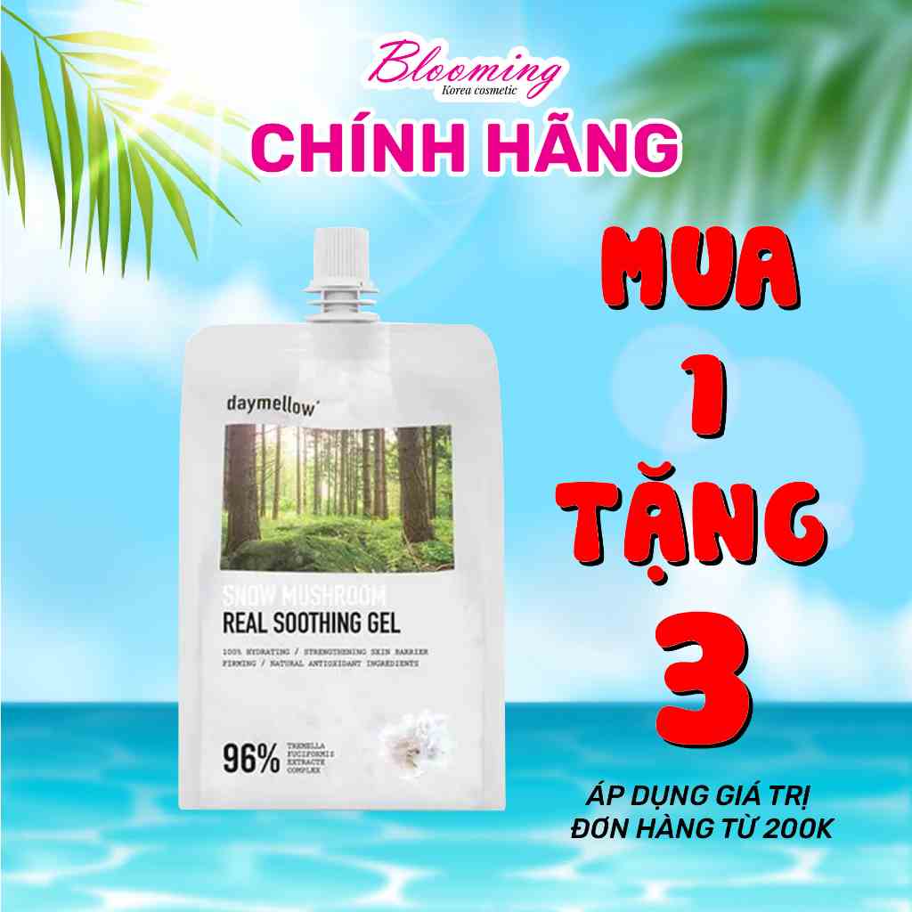 [Mã BMLTA35 giảm đến 35K đơn 99K] Gel Dưỡng Daymellow Snow Mushroom Real Soothing Chiết Xuất Nấm Tuyết 300g