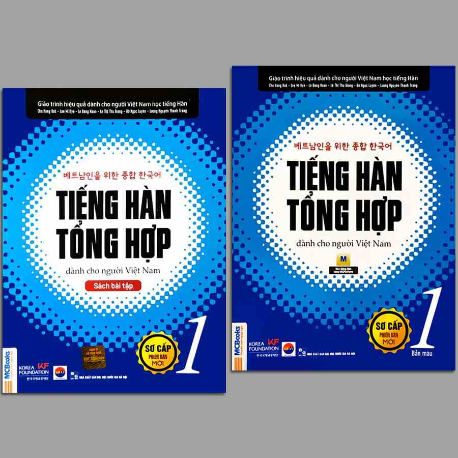 Sách - Combo Tiếng Hàn Tổng Hợp Dành Cho Người Việt Nam - Sơ Cấp 1 (SGK + SBT)