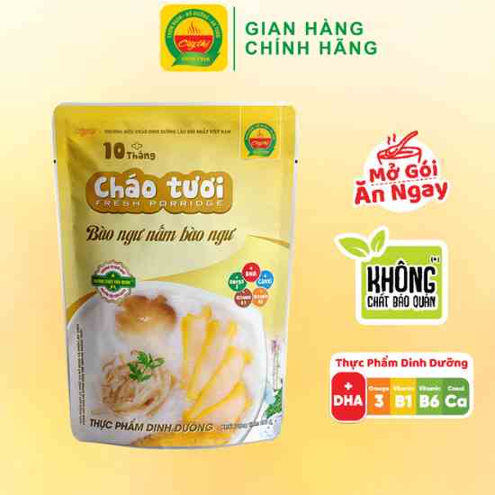 Cháo tươi Bào Ngư Nấm Bào Ngư - Mở gói ăn ngay