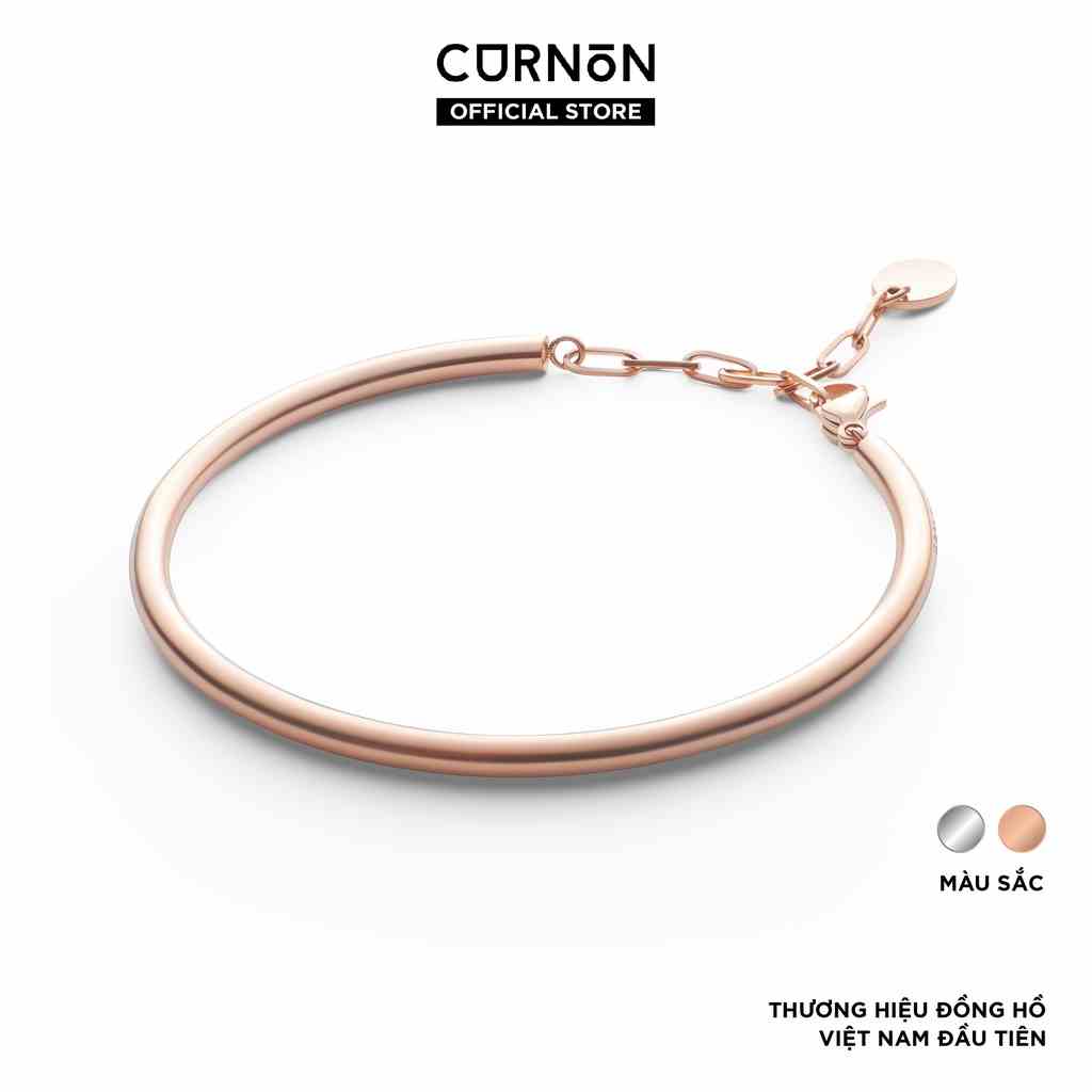 Vòng Tay Nữ Curnon Doris Cuff - Trang Sức Phụ Kiện Đeo Tay Thời Trang - Thiết Kế Basic Cá Tính Với Dây Cài Mảnh