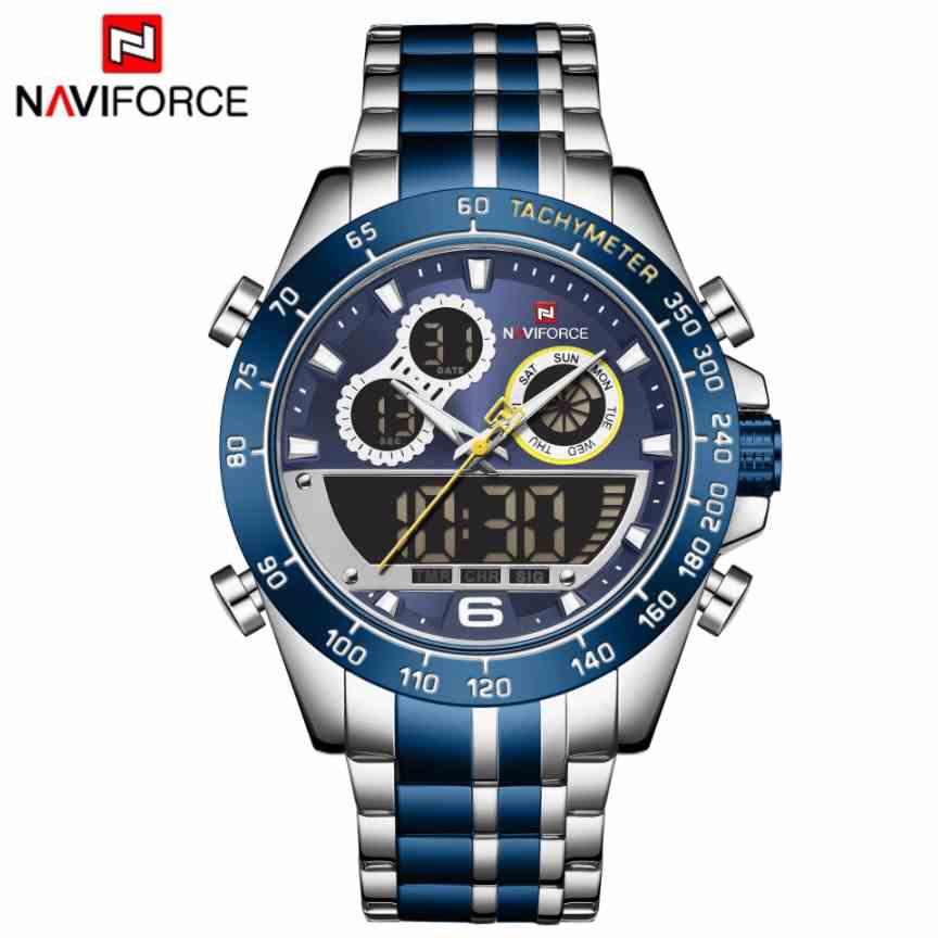 Đồng Hồ Thạch Anh NAVIFORCE NF9188 Bằng Thép Không Gỉ Chống Thấm Nước Thời Trang Thể Thao Cho Nam