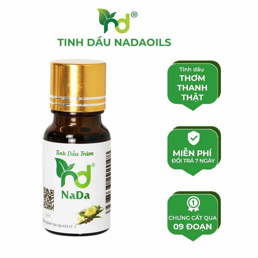 [Mã BMLTB200 giảm đến 100K đơn 499K] Tinh dầu tràm | NADA OILS | thơm phòng, giúp thư giãn| được kiểm định QUATEST 3